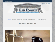 Tablet Screenshot of dworinlaw.com